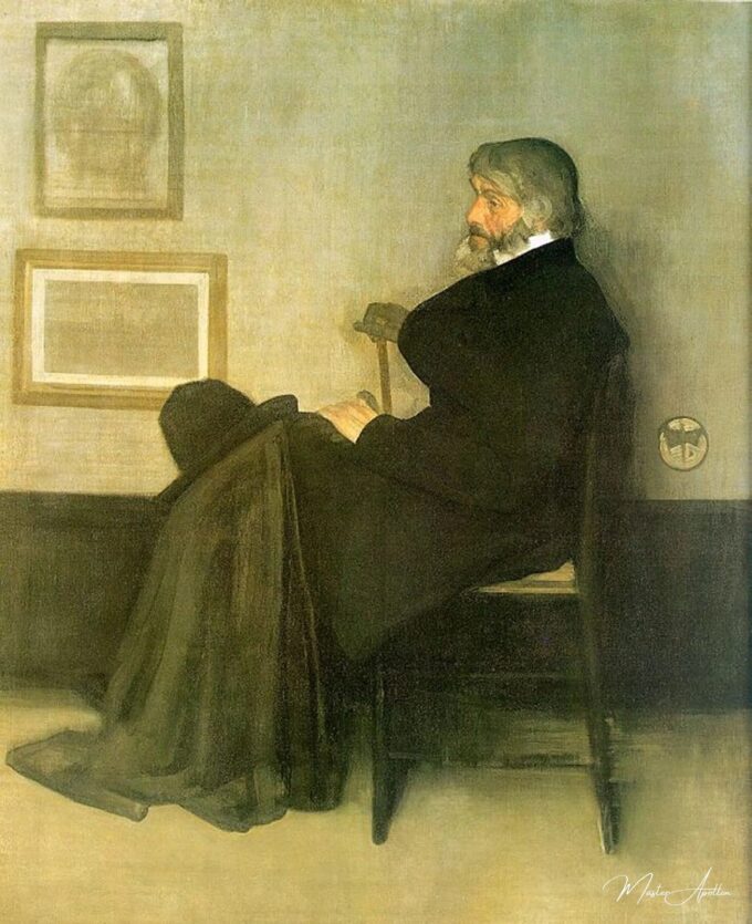 Arreglo en gris y negro, n° 2: Retrato de Thomas Carlyle – James Abbott McNeill Whistler James Abbott McNeill Whistler 2025-05-09 2