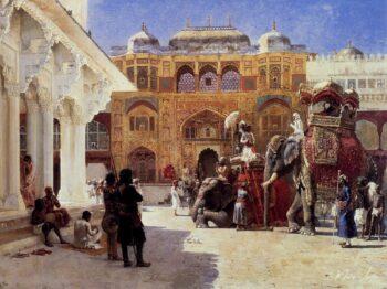 Llegada del Príncipe Humbert, el Rajá, al Palacio de Ámbar – Edwin Lord Weeks Edwin Lord Weeks 2025-05-14