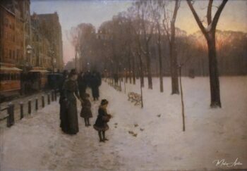 Al atardecer (Boston Common al atardecer) – Childe Hassam Childe Hassam 2025-05-09