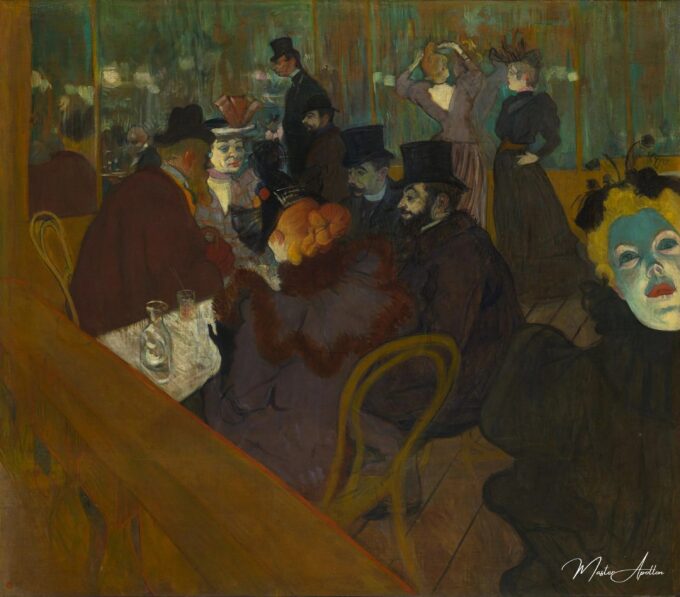 En el Moulin Rouge – Toulouse Lautrec Henri de Toulouse-Lautrec 2025-05-14