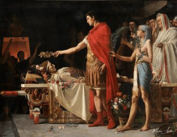Auguste en el sepulcro de Alejandro – Lionel Royer Lionel Royer 2025-05-10