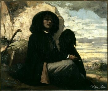 Autorretrato con perro negro – Gustave Courbet Gustave Courbet 2025-05-09