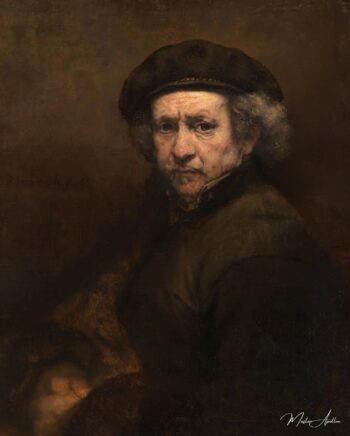 Autorretrato con boina y cuello recto – Rembrandt van Rijn Rembrandt van Rijn 2025-05-10