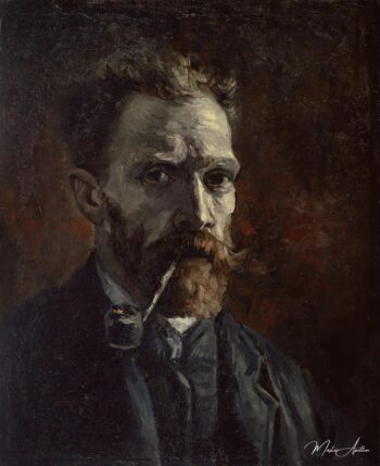 Autorretrato con pipa – Van Gogh Serie de autorretratos de Vincent van Gogh 2025-05-09