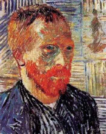 Autorretrato con una estampa japonesa – Van Gogh Serie de autorretratos de Vincent van Gogh 2025-05-09