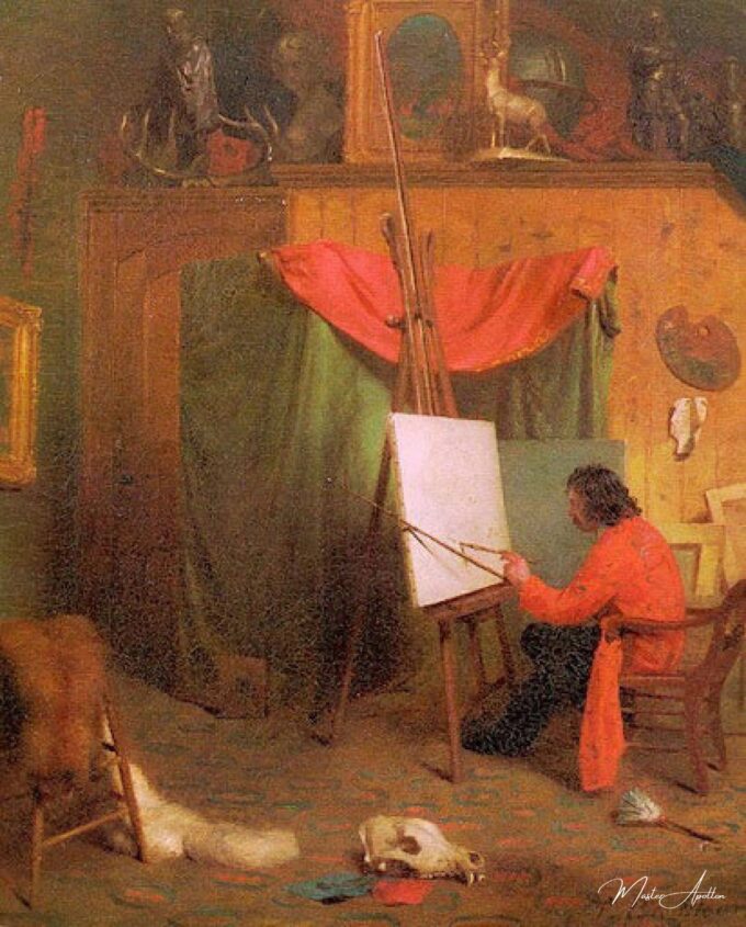 Autorretrato en el estudio, 1860 – William Holbrook Beard William Holbrook Beard 2025-05-10