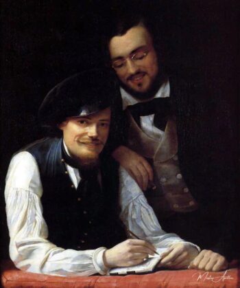 Autorretrato del artista con su hermano, Hermann, 1840 – Franz Xaver Winterhalter Franz Xaver Winterhalter 2025-05-10