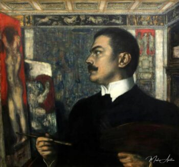Autorretrato en estudio – Franz Von Stuck Franz von Stuck 2025-05-10