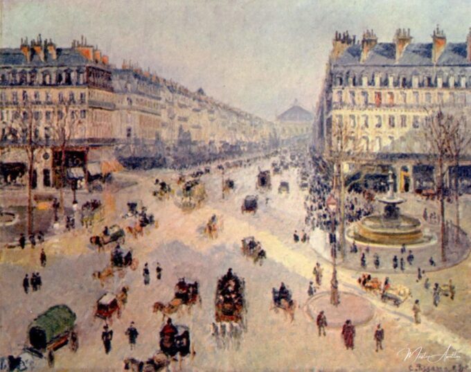 Avenida de la Ópera, sol, matiné de invierno – Camille Pissarro Camille Pissarro 2025-03-14