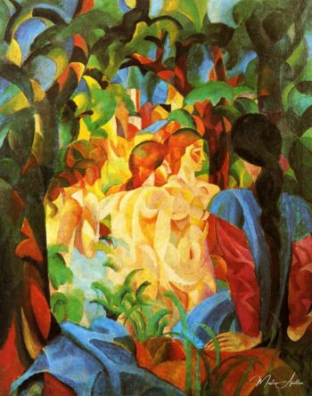 Baigneuses con la ciudad de fondo – August Macke August Macke 2025-05-10