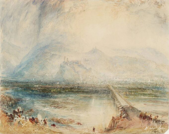 Bellinzona de la ruta vista hacia Locarno – William Turner William Turner 2025-05-20
