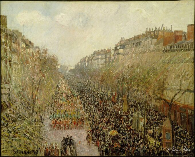 Boulevard Montmartre carnaval – Camille Pissarro Camille Pissarro 2025-03-14