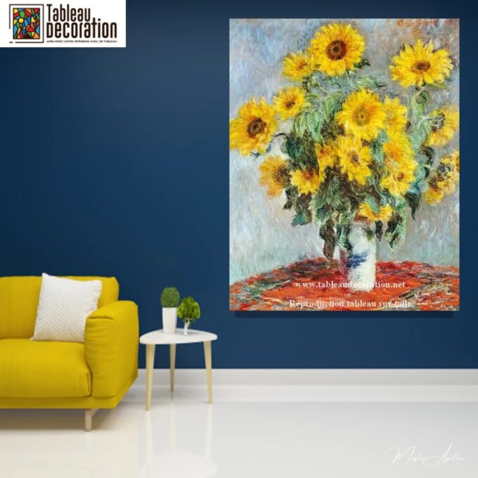 Ramo de girasoles – Claude Monet cuadro de flores Claude Monet 2025-05-01 3