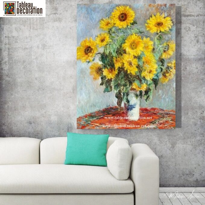 Ramo de girasoles – Claude Monet cuadro de flores Claude Monet 2025-05-01 4