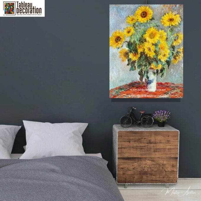 Ramo de girasoles – Claude Monet cuadro de flores Claude Monet 2025-05-01 7