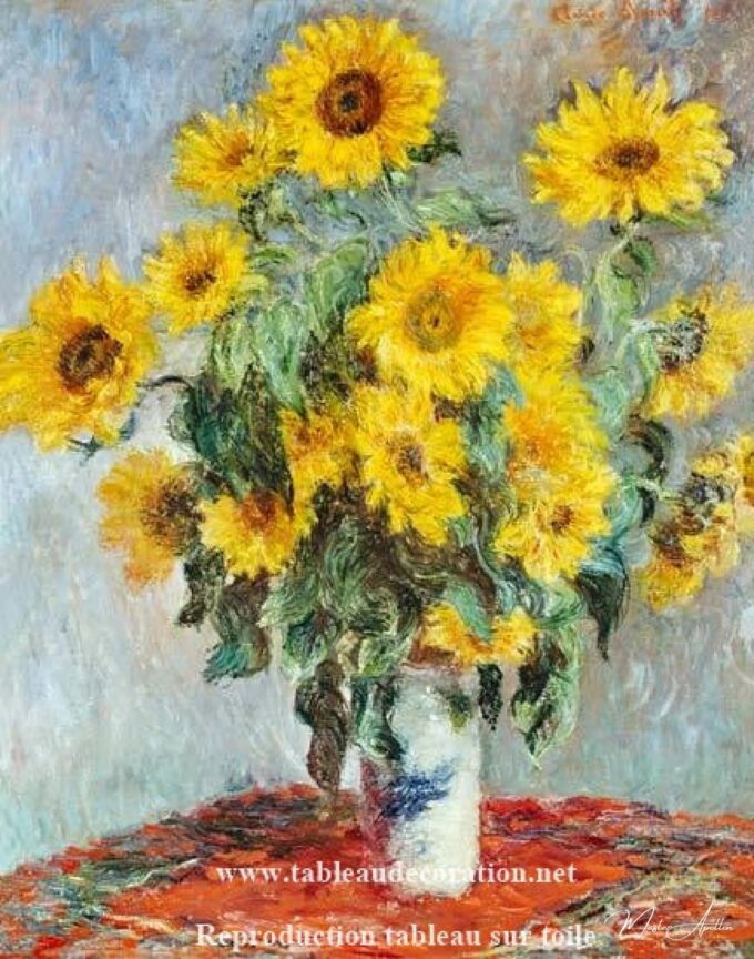 Ramo de girasoles – Claude Monet cuadro de flores Claude Monet 2025-05-01 2
