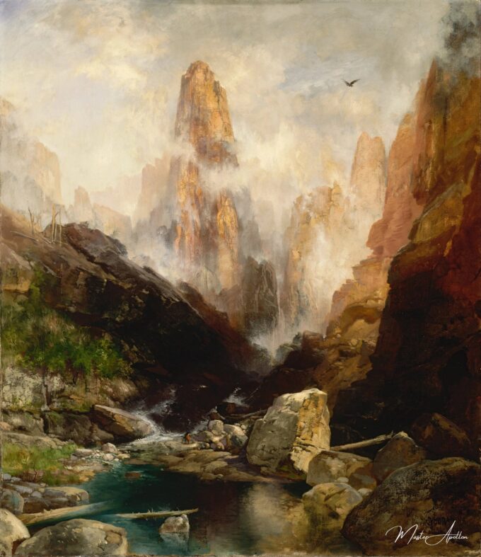 Bruma en el Cañón Kanab, Utah – Thomas Moran Thomas Moran 2025-05-03