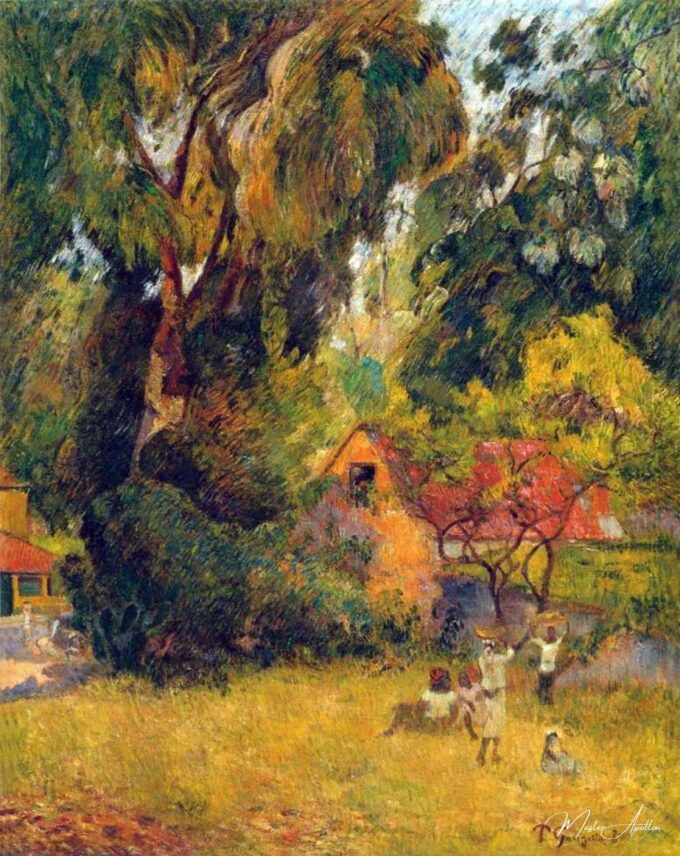 Cabañas bajo los árboles – Paul Gauguin Paul Gauguin 2025-05-14