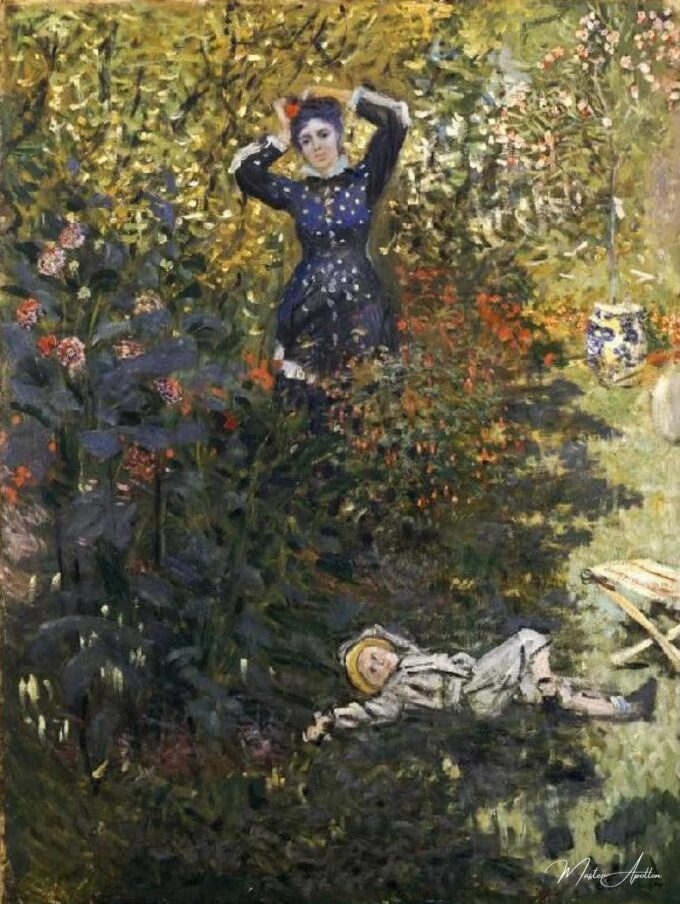 Camille y Jean Monet en el jardín de Argenteuil – Claude Monet Claude Monet 2025-03-23