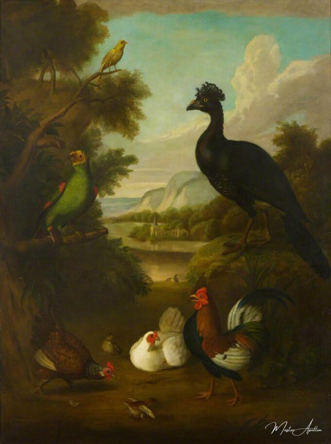 Canario, loro verde y otras aves en un paisaje – Tobias Stranover Tobias Stranover 2025-05-05