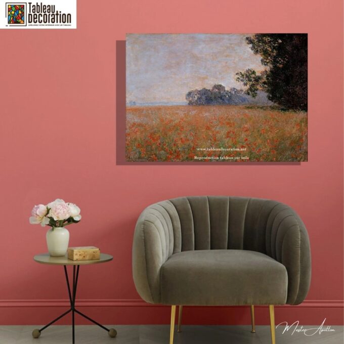 Campo de avena con amapolas – Cuadro de Monet Claude Monet 2025-05-24 5
