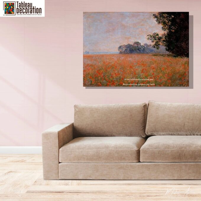 Campo de avena con amapolas – Cuadro de Monet Claude Monet 2025-05-24 4