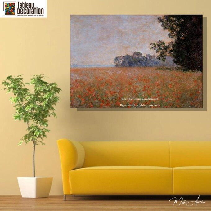 Campo de avena con amapolas – Cuadro de Monet Claude Monet 2025-05-24 7