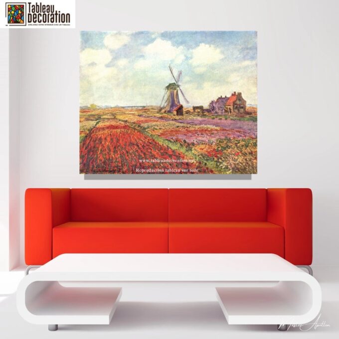 Campos de tulipanes en Holanda – Cuadro de Monet Claude Monet 2025-05-08 3