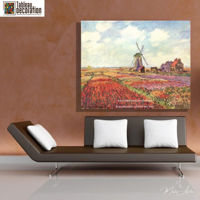 Campos de tulipanes en Holanda – Cuadro de Monet Claude Monet 2025-05-08 7