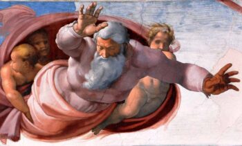 Capilla Sixtina: Dios separando las aguas y la tierra (antes de la restauración) (detalle) – Miguel Ángel Miguel Ángel 2025-03-22