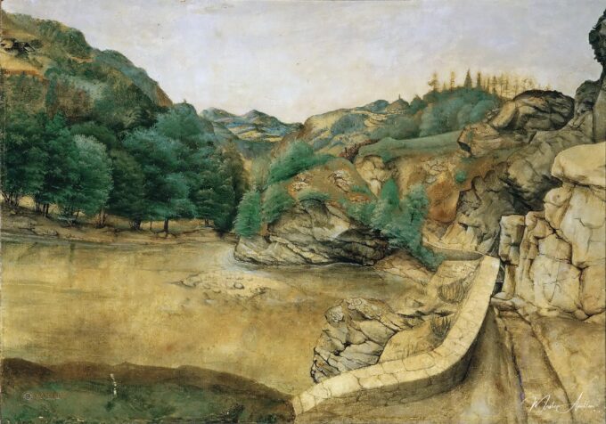 Camino en los Alpes, 1495 Madera auténtica Monaste – Albrecht Dürer Albrecht Dürer 2025-04-17