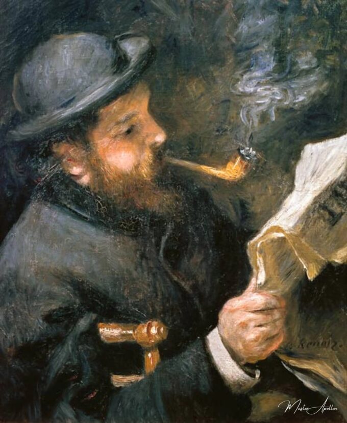 Claude Monet leyendo un periódico – Pierre-Auguste Renoir Pierre-Auguste Renoir 2025-05-14