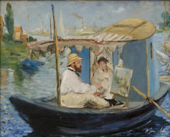 Claude Monet pintando en su taller – Edouard Manet Édouard Manet 2025-05-26 2