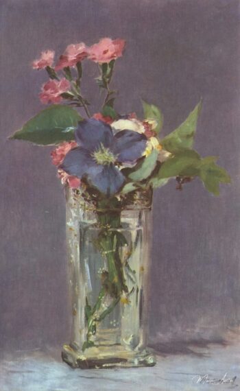 Clemátide en un jarrón de cristal – Edouard Manet Édouard Manet 2025-05-13