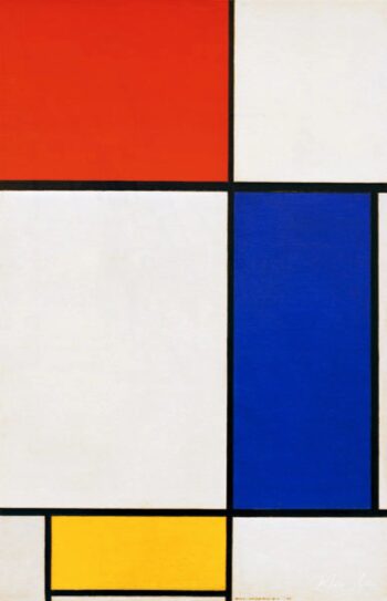 Composición con rojo, amarillo y azul – Mondrian Piet Mondrian 2025-05-13