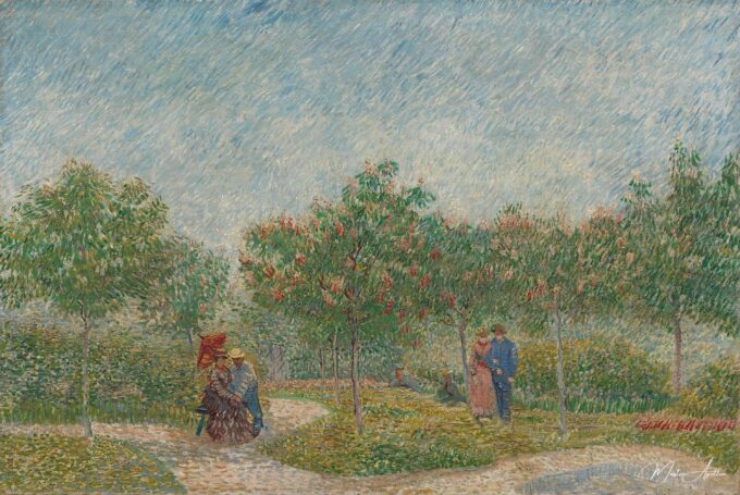 Parejas de enamorados en la plaza San Pedro – Van Gogh Vincent Van Gogh 2025-05-19