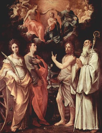 Coronación de la Virgen y de los cuatro santos – Guido Reni Guido Reni 2025-05-17