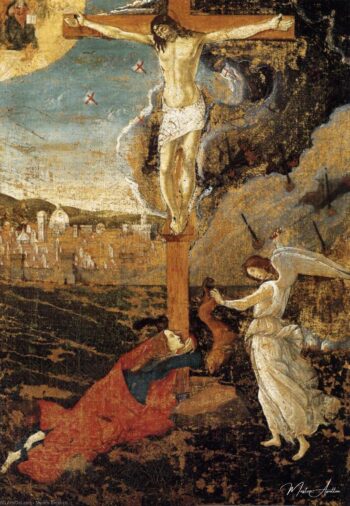 Crucifixión con María Magdalena y un ángel – Sandro Botticelli Sandro Botticelli 2025-05-17
