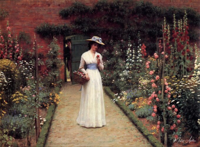 Dame en un jardín – Frederic Leighton Frederic Leighton 2025-05-20