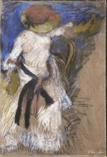 Dame sentada en la vestimenta blanca – Edgar Degas Edgar Degas 2025-05-20