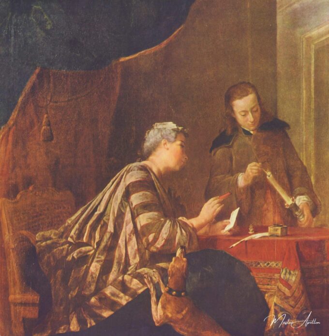 Dame sellando una carta – Jean Siméon Chardin Jean Siméon Chardin 2025-05-03