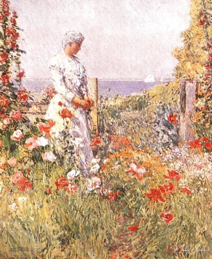 En el jardín – Childe Hassam Childe Hassam 2025-05-20