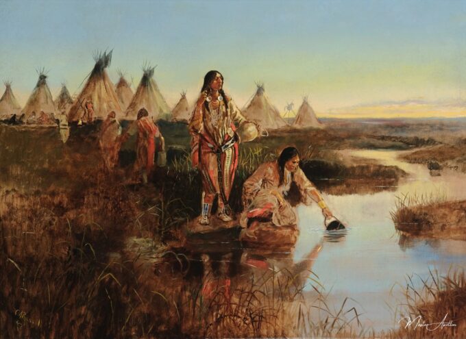 Agua para el campamento – Charles Marion Russell Charles Marion Russell 2025-05-02 2