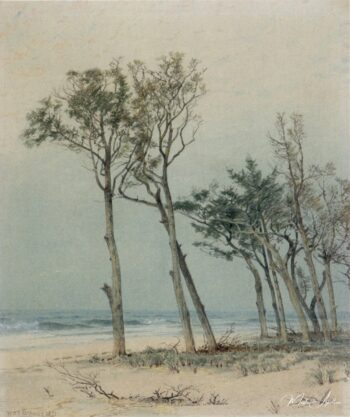 Árboles en la orilla de Jersey – William Trost Richards William Trost Richards 2025-05-10