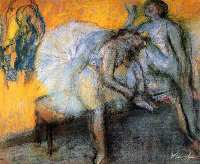 Dos bailarines relajándose – Edgar Degas Edgar Degas 2025-05-30