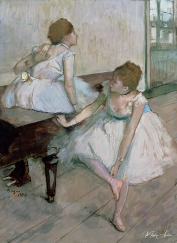 Dos bailarines descansando – Edgar Degas Edgar Degas 2025-05-20