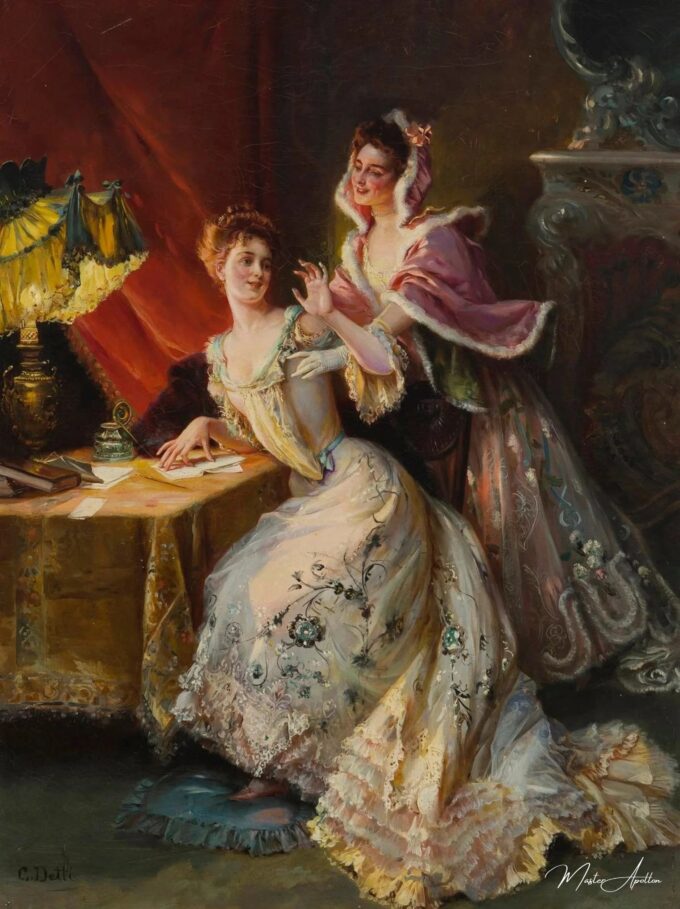 Dos mujeres en un interior – Cesare-Auguste Detti Cesare-Auguste Detti 2025-05-09