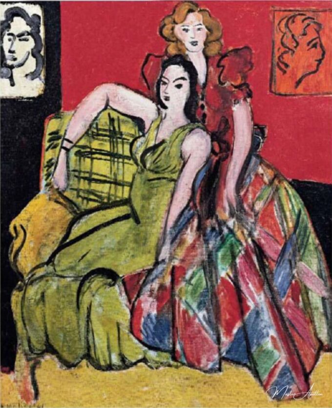 Dos chicas La falda amarilla y la falda a cuadros – Matisse Henri Matisse 2025-05-14