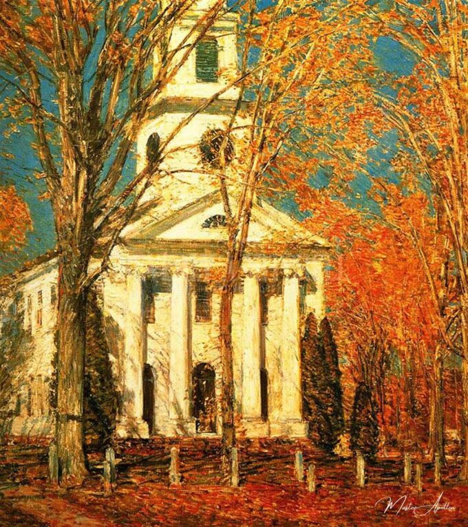 Iglesia en Old Lyme – Childe Hassam Childe Hassam 2025-05-20