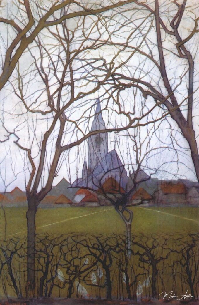 Iglesia del pueblo – Mondrian Piet Mondrian 2025-05-16 2